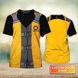 Customized Beach Lifeguard Tshirt Ocean Lifeguard Gift Pool Lifeguard Unifom Yellow Life Tshirt