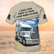 Custom Name Truck Driver Shirt Trucker Tshirts Big Truck T Shirts Men Women