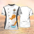 Churreria Tshirt Churros 3D Custom Shirt White Uniform Baker Shirt