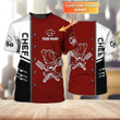 Custom Chef Shirt 3D Sublimation Master Chef Tshirt Gift For Master Chef