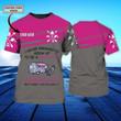 Customized Name Camping Lady Shirt, 3D Full Print Women Camping T Shirt