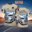 Personalized Trucker Shirt Men Women I Don't Stop When I'm Tired Trucker Gifts