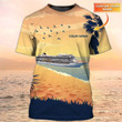 Custom Cruise Tshirts For Husband Wife, Cruise Lines 3D Tee Shirt, Summer Trip Cruise Clothing