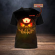 Personalized 3D All Over Printed Nurse Shirts Halloween Nurse Shirt Pumpkin Heart Beat Nurse T Shirt