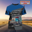 Custom Trucking Shirt I Am A Trucker Proud Trucker Shirt Labour Day Gifts