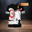 Custom 3D Archery Player Shirts Men Archery T Shirt Best Gift For Archery Men Women