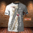 Personalized Name 3D Tshirt Saxophone For Musican, Saxophone Lover 3D All Printed Shirts