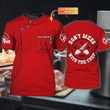 Custom Red Shirt For Master Chef, Best Gift For Chef Friend, Don't Mess With The Chef Shirt