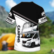 Personalized Mens Camping Shirt, 3D All Over Print Women Shirt Camping, Camping Shirts
