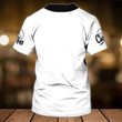 Custom Name White Chef Shirt, Fill Printed Chef Shirt Short Sleeve, Summer Chef Shirt