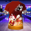 Customized Love Bowling Tshirt, Colorful Bowling Shirts For Men And Women, Bowling Tshirt