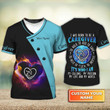 Custom Caregiver Nurse Shirts Home Care Caregiver Uniform Galaxy Heart Gift For Nurse Caregiver