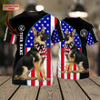 Personalized Name 3D T Shirt German Shepherd, Cute Dog on Shirt For Him Her