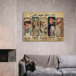 Nurse - God Says You Are Special Lovely Vintage Canvas, Nurse Vintage Print, Gift For Nurse, Gift For Her, Xmas gift, Wall Art