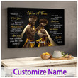 Black Couple King Queen We're A Team Canvas Valentines Day Birthday Gifts Custom Afro King Afro Queen Canvas