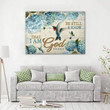 Hummingbird Be Still And Know That I Am God Canvas Psalm 46 10 Bible Verse Wall Art Christian Gifts Jesus Wall Art