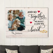 A Life We Loved - Personalized Custom Canvas Print, Couple Canvas, Gifts For Couple, Anniversary, Wedding, Valentine's, Married Gift