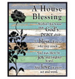 House Blessing Christian Wall Art Religious Housewarming Gifts for Women Pastor Minister Blessed Wall Art Inspirational Wall Decor