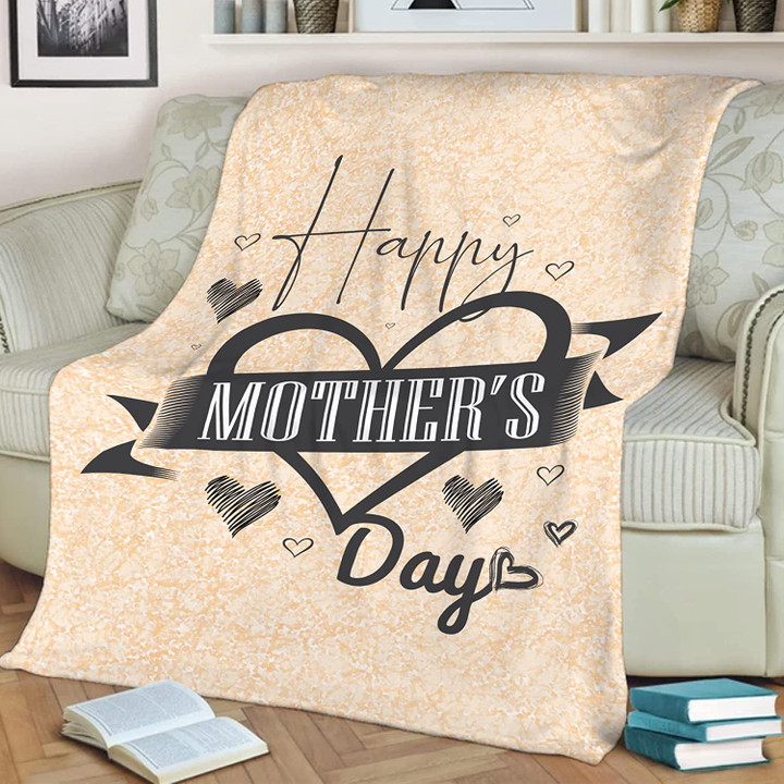Happy Mother's Day Throw Blanket for Mom, Gift from Son/Daughter for Mother's Day, Best Gift Idea For Mother, Mimi, Grandmother