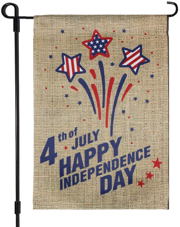 Independence Garden Flag, 4th of July Garden Flags- American Patriotic Memorial Independence Day House Yard Flag Banner Double Sided Print