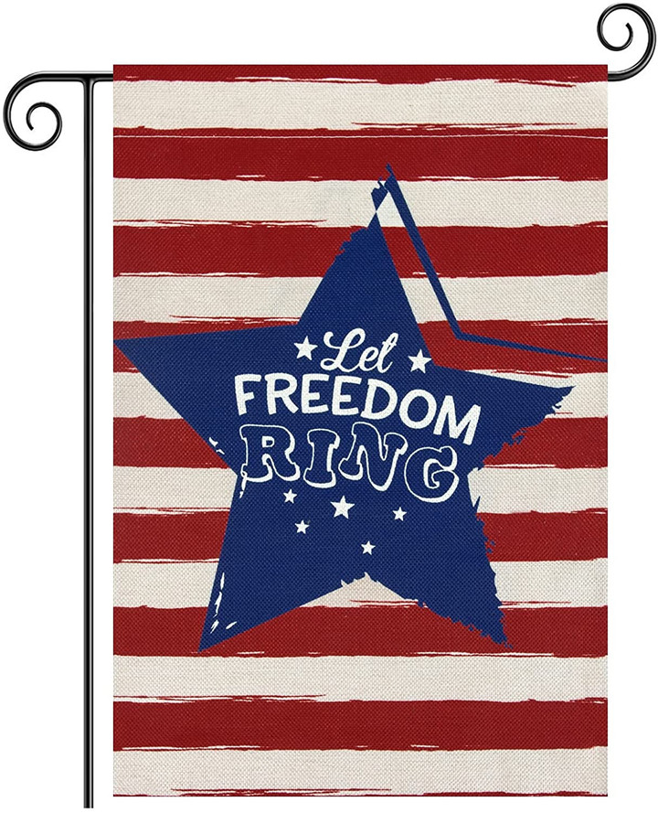 Independence Garden Flag,  Memorial Day Garden Flag, Patriotic Garden Flag Double Sided 4th of July Ameri-can Garden Flag Independence Day Yard Flag Outdoor Patriotic Decorations Gifts