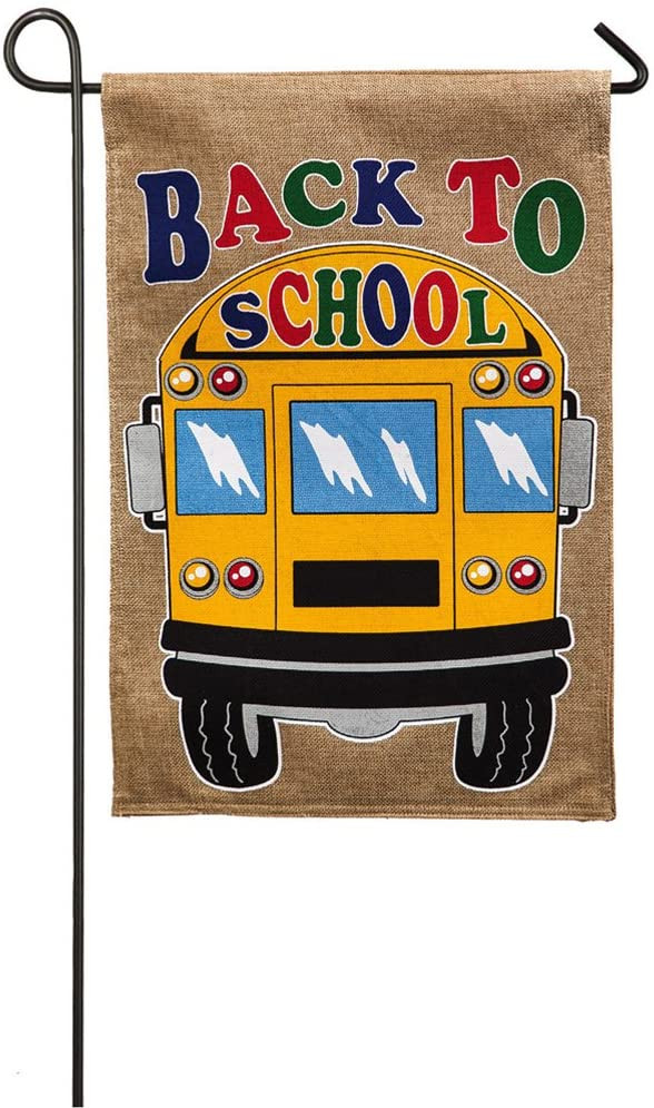 Back To School Garden Flag, Flag Poles Adding Decor, Garden Welcoming Guests, Make Charming Decorative Statements, Backyard Lawn