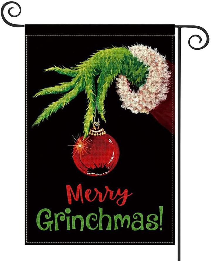 Christmas Garden Flag,  Merry Christmas Garden Flag Vertical Double Sided, Christmas Winter Holiday Party Yard Outdoor Decoration