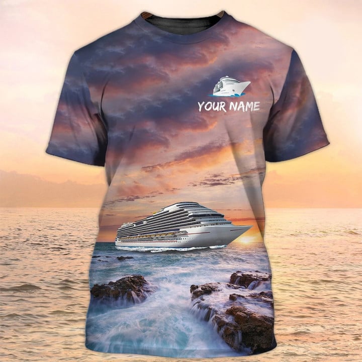 Personalized Name 3D Cruise Tshirts, Best Cruise Shirt Men Women, Unisex Shirt For Cruise Lover