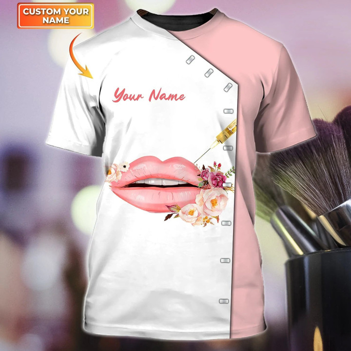 Custom With Name Beauticians Shirt For Women, Women Beautician Shirts