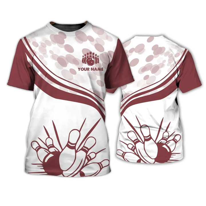 Personalized Bowling T Shirt For Bowling National Day, Bowling Player Gifts, Bowling Shirts 3D
