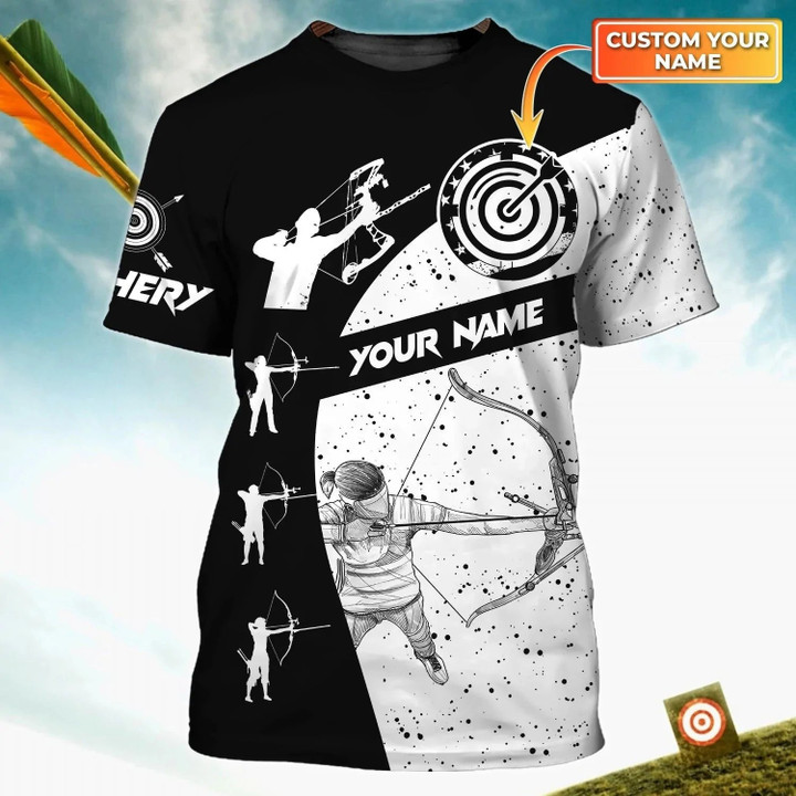 Personalized 3D Archery T Shirt Men Women  Unisex Archery Team Player Uniform