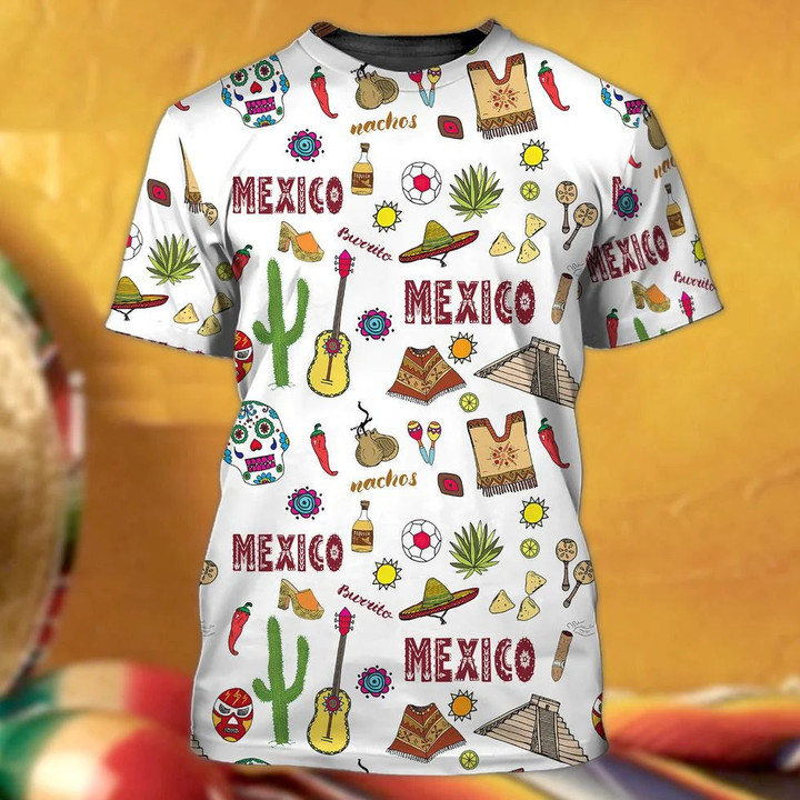 Funny Mexico T Shirts, Cool Mexican Shirts For Women, Beauti Mexican Shirt