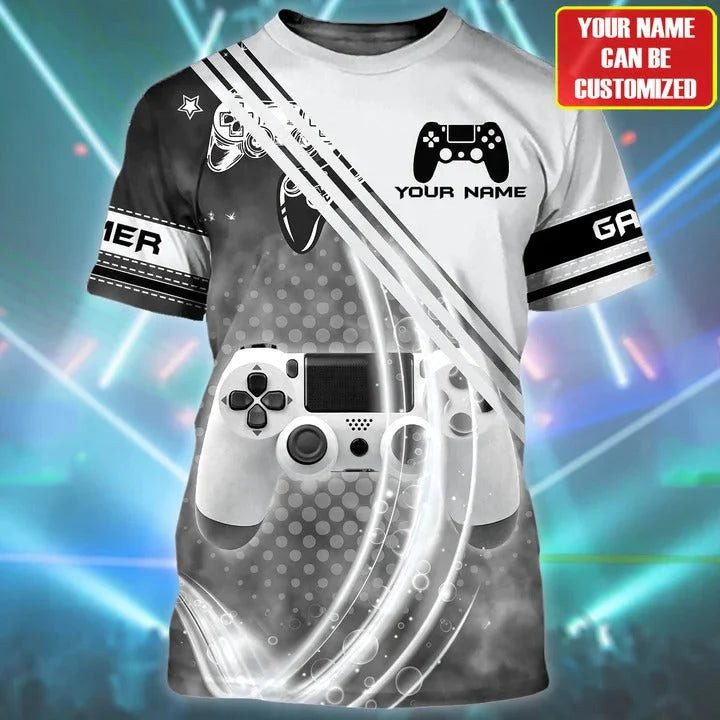 Personalized 3D All Over Print Shirt For Gamer, Gamer Tshirt, Colorful Game Player Team Uniform, Gaming Uniform