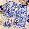 WOMEN’S PREMIUM SIGNATURE SATIN PAJAMA SET ALK YPT ZPB 0810261