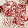 WOMEN’S PREMIUM SIGNATURE SATIN PAJAMA SET ALK YPT DST 0810261