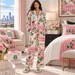 WOMEN’S PREMIUM SIGNATURE SATIN PAJAMA SET ALK YPT AKA 1210261