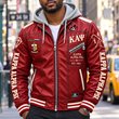 Hooded Leather-Look Bomber Jacket TULT NTH KAP 2010261