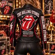 Women's Leather Zip-up Jacket HANNN TND THRO 20102612