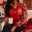 PREMIUM COZY SHERPA COLLAR PULLOVER HANNN TND DST 2210266
