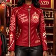 Women's Leather Zip-up Jacket HANNN TND DST 2310261