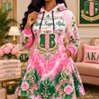 Women's Hooded Sweatshirt Dress HANNN TND AKA 2410266