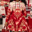 Women's Hooded Sweatshirt Dress HANNN TND DST 2410265