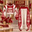 Premium Women's Baroque Cropped Hoodie & Balloon Jogger Pants Set HCT APT DST 2710267