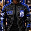 Men's Leather Zip-up Jacket HANNN TND PBS 2810262