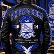 Men's Leather Zip-up Jacket HANNN TND PBS 2810262