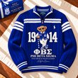 Premium Varsity Cable-Knit Quarter-Zip Sweater ALK YPT PBS 3010261