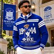 Premium Varsity Cable-Knit Quarter-Zip Sweater ALK YPT PBS 3010261