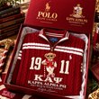 Premium Varsity Cable-Knit Quarter-Zip Sweater ALK YPT KAP 3010261