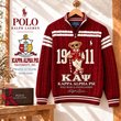 Premium Varsity Cable-Knit Quarter-Zip Sweater ALK YPT KAP 3010261