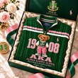 Premium Varsity Cable-Knit Quarter-Zip Sweater ALK YPT AKA 3010262
